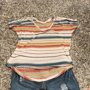 Multicolored comfort T